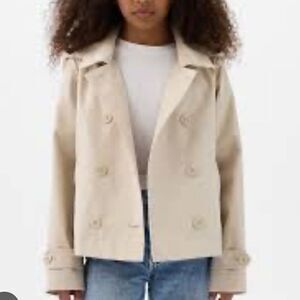 GAP Kids Cream Pea Coat